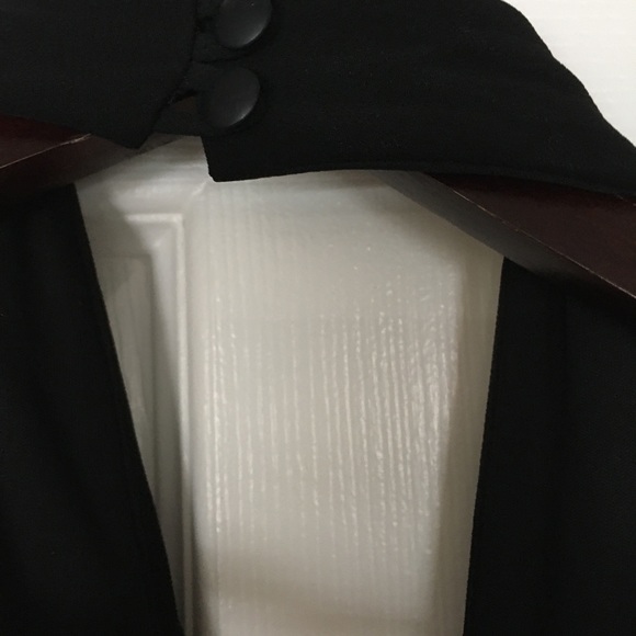 Joseph Ribkoff floor length black halter dress size 8. - Picture 8 of 12